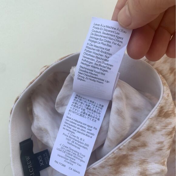 J.Crew skirt Sz XXS drapery cupro-blend flared slip with side slit elastic waist - Picture 8 of 11